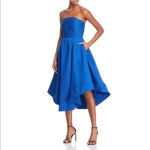 C/MEO collective midi strapless dress